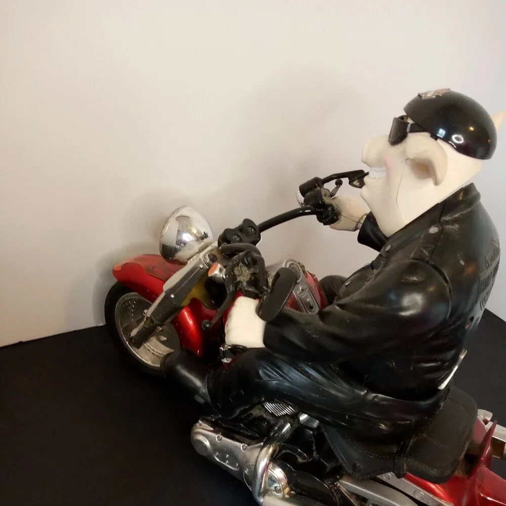 Harley Davidson New Bright Pig Motorcycle Has‎ Music Sounds Light Nonworking
